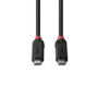 CABLE USB4 240W TYPE C 1M/BLACK LINE 37001 LINDY