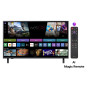 TV Set, LG, 43, 4K/Smart, 3840x2160, Wireless LAN, Bluetooth, webOS, Black, 43QNED82A3B