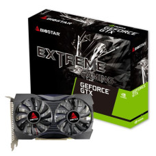 Graphics Card, BIOSTAR, NVIDIA GeForce GTX 1050, 4 GB, GDDR5, 128 bit, PCIE 4.0 16x, GPU 1354 MHz, Dual Slot Fansink, 1xDVI-D, 1xHDMI, 1xDisplayPort, VN1055XF41