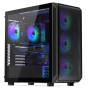 Case, ENDORFY, Arx 700 ARGB, MidiTower, Case product features Transparent panel, Not included, ATX, MicroATX, MiniITX, Colour Black, EY2A013