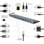I/O ADAPTER USB-C TO HDMI/USB3/9IN1 A-CM-COMBO9-01 GEMBIRD