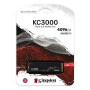 SSD, KINGSTON, KC3000, 4TB, M.2, PCIE, NVMe, 3D TLC, Write speed 7000 MBytes/sec, Read speed 7000 MBytes/sec, 3.5mm, MTBF 1800000 hours, SKC3000D/4096G