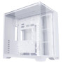 Case, LIAN LI, O11 VISION COMPACT, Tower, Case product features Transparent panel, ATX, EATX, MicroATX, MiniITX, Colour White, G99.O11VPW.00