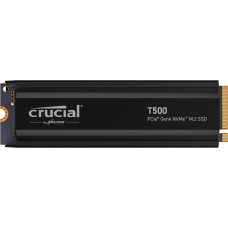 SSD, CRUCIAL, T500, 2TB, M.2, PCIe Gen4, NVMe, 3D NAND, Write speed 7000 MBytes/sec, Read speed 7400 MBytes/sec, TBW 1200 TB, CT2000T500SSD5