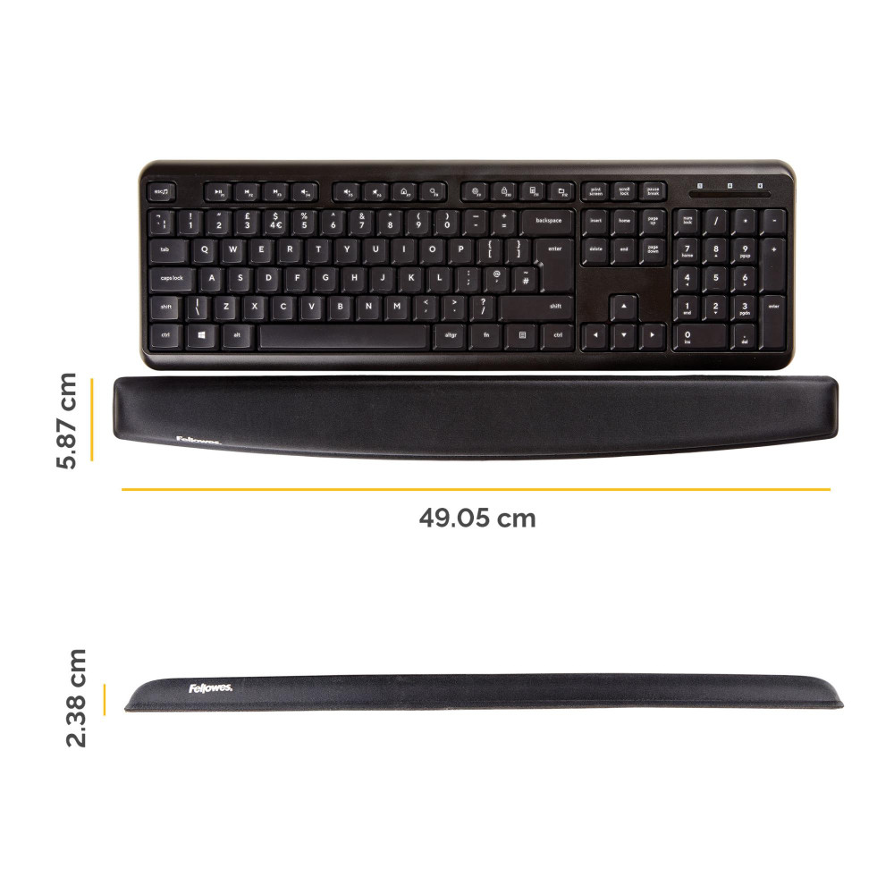 KEYBOARD ACC WRIST SUPPORT/MEMORY FOAM 9178201 FELLOWES KEYBOARD ACC WRIST SUPPORT/MEMORY FOAM 9178201 FELLOWES