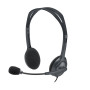 HEADSET STEREO H111/GREY 981-000593 LOGITECH