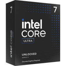 CPU, INTEL, Desktop, Core Ultra, U7-265KF, Arrow Lake, 3900 MHz, Cores 20, 30MB, Socket LGA1851, 125 Watts, BOX, BX80768265KFSRQCU