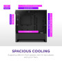Case, NZXT, micro ATX/Mini-ITX, Black, Midi Tower, PC, CC-H31FB-01