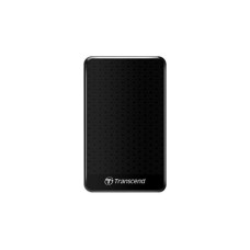 External HDD, TRANSCEND, StoreJet, 2TB, USB 3.0, Colour Black, TS2TSJ25A3K