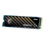 SSD, MSI, SPATIUM M450, 1TB, M.2, PCIe Gen4, NVMe, 3D NAND, Write speed 3000 MBytes/sec, Read speed 3600 MBytes/sec, 2.15mm, TBW 600 TB, MTBF 1500000 hours, S78-440L980-P83