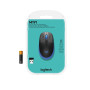 MOUSE USB OPTICAL WRL M190/BLUE 910-005907 LOGITECH
