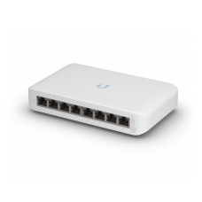 Switch, UBIQUITI, Lite 8 PoE, Type L2, Desktop/pedestal, 8x10Base-T / 100Base-TX / 1000Base-T, PoE+ ports 4, USW-LITE-8-POE