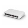 Switch, UBIQUITI, Lite 8 PoE, Type L2, Desktop/pedestal, 8x10Base-T / 100Base-TX / 1000Base-T, PoE+ ports 4, USW-LITE-8-POE