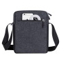 TABLET CASE CROSSBODY 11/8811 BLACK MELANGE RIVACASE