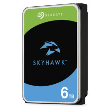 HDD, SEAGATE, SkyHawk, 6TB, SATA, 256 MB, 5400 rpm, Discs/Heads 4/8, 3,5, ST6000VX009