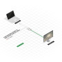 ADAPTER MINI DP TO DP/0.2M 41021 LINDY