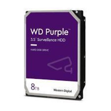 HDD, WESTERN DIGITAL, Purple, 8TB, SATA 3.0, 256 MB, 7200 rpm, 3,5, WD8002PURP
