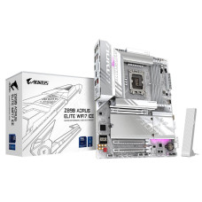 Mainboard, GIGABYTE, Intel Z890, LGA1851, ATX, Memory DDR5, Memory slots 4, 2xPCI-Express 4.0 4x , 1xPCI-Express 5.0 16x, 4xM.2, 1xDisplayPort, 4xUSB 2.0, 5xUSB 3.2, 1xUSB-C w/Thunderbolt, 1xOptical S/PDIF, 1xRJ45, 2xAudio port, Z890AELITEWF7ICE