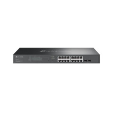 Switch, TP-LINK, JetStream, TL-SG2218P, Desktop/pedestal, 16x10Base-T / 100Base-TX / 1000Base-T, 2xSFP, PoE+ ports 16, 150 Watts, TL-SG2218P
