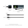 POWER BANK USB 20000MAH 165W/GRAY TFT DISPLAY FKFH0 VENTION