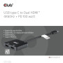 I/O HUB USB-C TO HDMI 2PORT/MST CSV-1558 CLUB3D