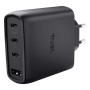 MOBILE CHARGER WALL MAXO 65W/4-PORT GAN BLACK 26067 TRUST