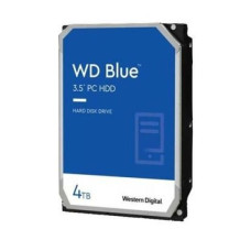 HDD, WESTERN DIGITAL, Blue, 4TB, SATA, 256 MB, 5400 rpm, 3,5, WD40EZAX
