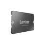 SSD, LEXAR, NS100, 512GB, SATA 3.0, Write speed 450 MBytes/sec, Read speed 550 MBytes/sec, 2,5, LNS100-512RB