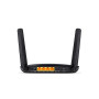 Wireless Router, TP-LINK, 300 Mbps Wireless N 4G LTE Router, Wi-Fi 4 (802.11n), Data speed 300 Mbit/s, Ethernet WAN Yes, SIM card slot Yes, WAN connection type RJ-45, Ethernet LAN Yes, 3G Yes, 4G Yes, 4xLAN ports, TL-MR6400