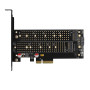 SSD ACC ADAPTER NVME/SATA/M.2/PCIE SP&LP PCEM2-DC AXAGON
