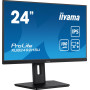 LCD Monitor, IIYAMA, XUB2492HSU-B6, 24, Panel IPS, 1920x1080, 16:9, Matte, 0.4 ms, Speakers, Swivel, Pivot, Height adjustable, Tilt, Colour Black, XUB2492HSU-B6