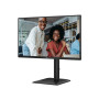 LCD Monitor, AOC, 60.5 cm (23.8), 1920 x 1080 pixels, Full HD, Native aspect ratio 16:9, LED, Flat, 24E4U