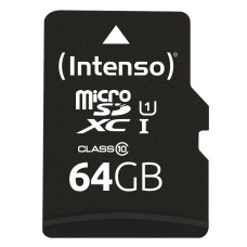 MEMORY MICRO SDXC 64GB UHS-I/W/ADAPTER 3423490 INTENSO