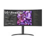 LCD Monitor, LG, 34WQ75C-B, 34, Curved/21 : 9, Panel IPS, 3440x1440, 21:9, 5 ms, Speakers, Height adjustable, Tilt, 34WQ75C-B