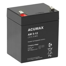 BATTERY 12V 5AH VRLA/AM5-12T2 ACUMAX EMU