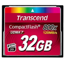 MEMORY COMPACT FLASH 32GB/800X TS32GCF800 TRANSCEND