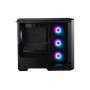 Case, MSI, MidiTower, Case product features Transparent panel, Not included, MicroATX, Colour Black, MAGPANOM100RPZ