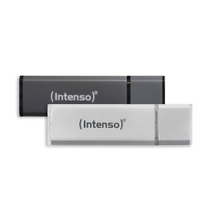 MEMORY DRIVE FLASH USB2 32GB/2PCS SILV/ ANT 3521480 INTENSO