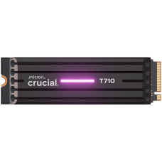 SSD, CRUCIAL, T710, 1TB, M.2, PCIe Gen5, NVMe, Write speed 13700 MBytes/sec, Read speed 14900 MBytes/sec, TBW 600 TB, CT1000T710SSD5