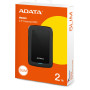 External HDD, ADATA, HV300, 2TB, USB 3.1, Colour Black, AHV300-2TU31-CBK