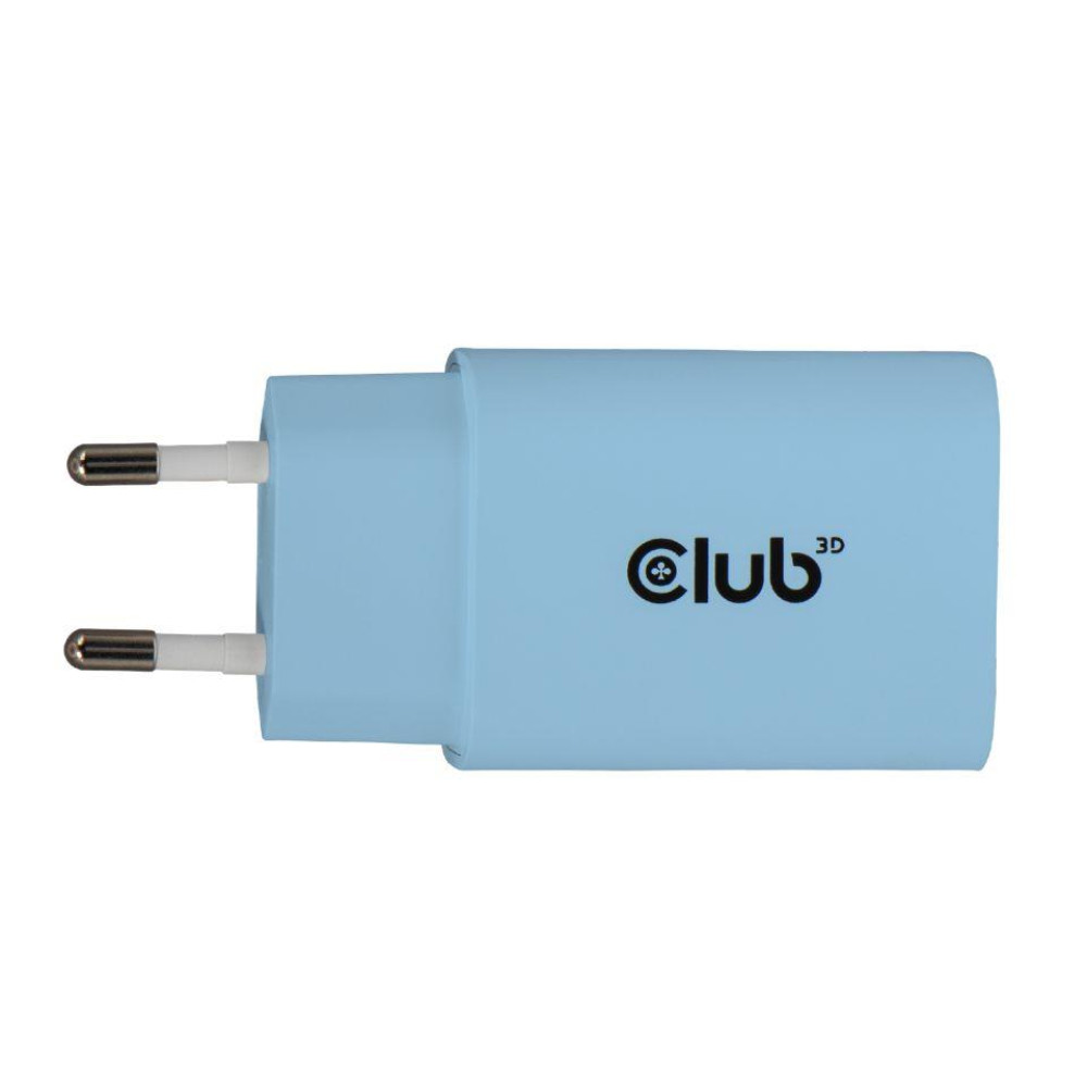 MOBILE CHARGER WALL USB-C/2PACK 30W BLUE CAC-3022 CLUB3D MOBILE CHARGER WALL USB-C/2PACK 30W BLUE CAC-3022 CLUB3D