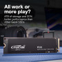 SSD, CRUCIAL, 800xTBW rating, Read speed 7100 MB/s, Write speed 6000 MB/s, NVMe Yes, PCI Express 4.0, M.2, 4000 GB, P310, CT4000P310SSD8