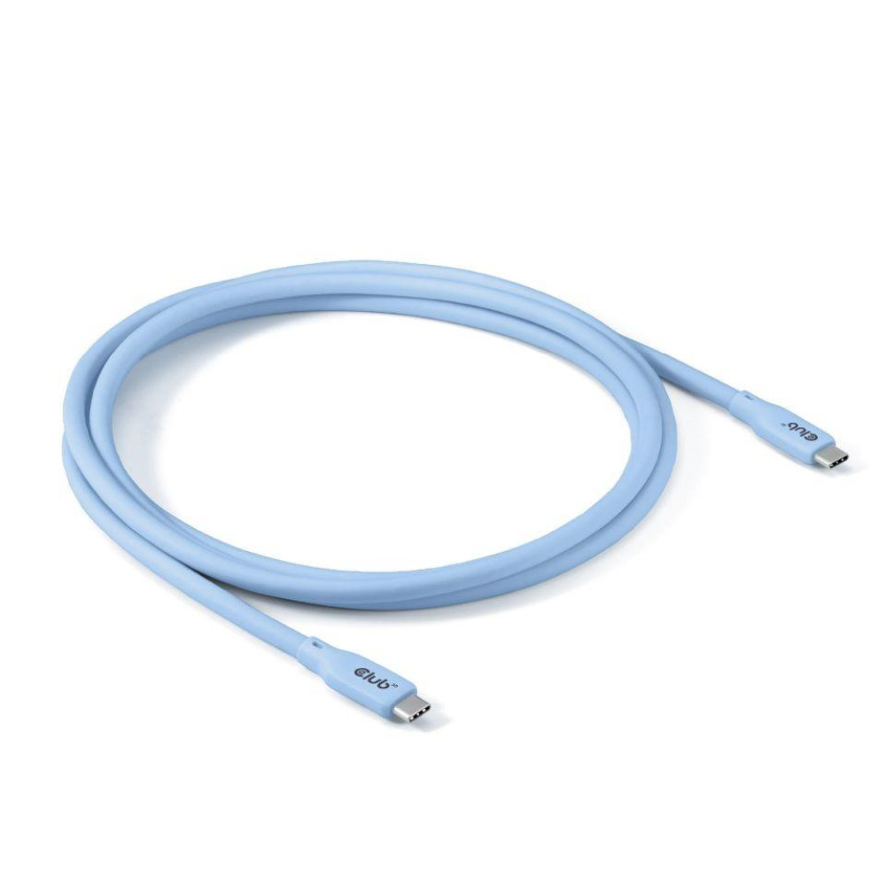 CABLE USB-C TO USB-C 2M/M/M BLUE CAC-3003 CLUB3D CABLE USB-C TO USB-C 2M/M/M BLUE CAC-3003 CLUB3D
