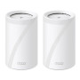 Wireless Router, TP-LINK, Wireless Access Point / Router, 2-pack, 9300 Mbps, Mesh, Wi-Fi 7, USB 3.0, 4x2.5GbE, LAN \ WAN ports 4, Number of antennas 4, DECOBE65(2-PACK)