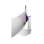 Monitor, SAMSUNG, Odyssey OLED G9 G93SC, 49, Gaming/Curved, Panel OLED, 5120x1440, 32:9, 240Hz, 0.03 ms, Height adjustable, Tilt, Colour Silver, LS49CG934SUXEN