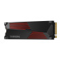 SSD, SAMSUNG, 990 PRO with Heatsink, 4TB, M.2, PCIe Gen4, NVMe, TLC, Write speed 6900 MBytes/sec, Read speed 7450 MBytes/sec, TBW 2400 TB, MTBF 1500000 hours, MZ-V9P4T0CW