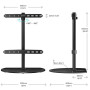 TV SET ACC DESKTOP STAND/32-65 BLACK PT2-B ONKRON