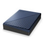 External HDD, WESTERN DIGITAL, My Passport Ultra, 4TB, USB 3.0, Colour Blue, WDBFTM0040BBL-WESN