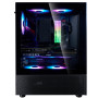 Case, ADATA, INVADER X MINI, MidiTower, Case product features Transparent panel, ATX, MicroATX, MiniITX, Colour Black, INVADERXMINIMT-BKCWW