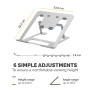 NB ACC STAND PORTABLE/SILVER 100138867 FELLOWES